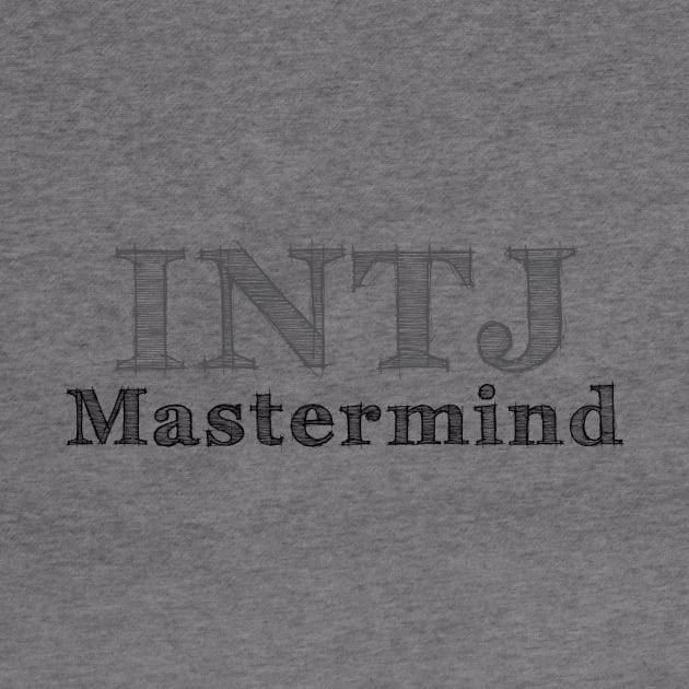 INTJ - Pencil Scratch - Personality Type | Myers Briggs | MBTI | Typology | Mastermind | Architect by Idea Pangea